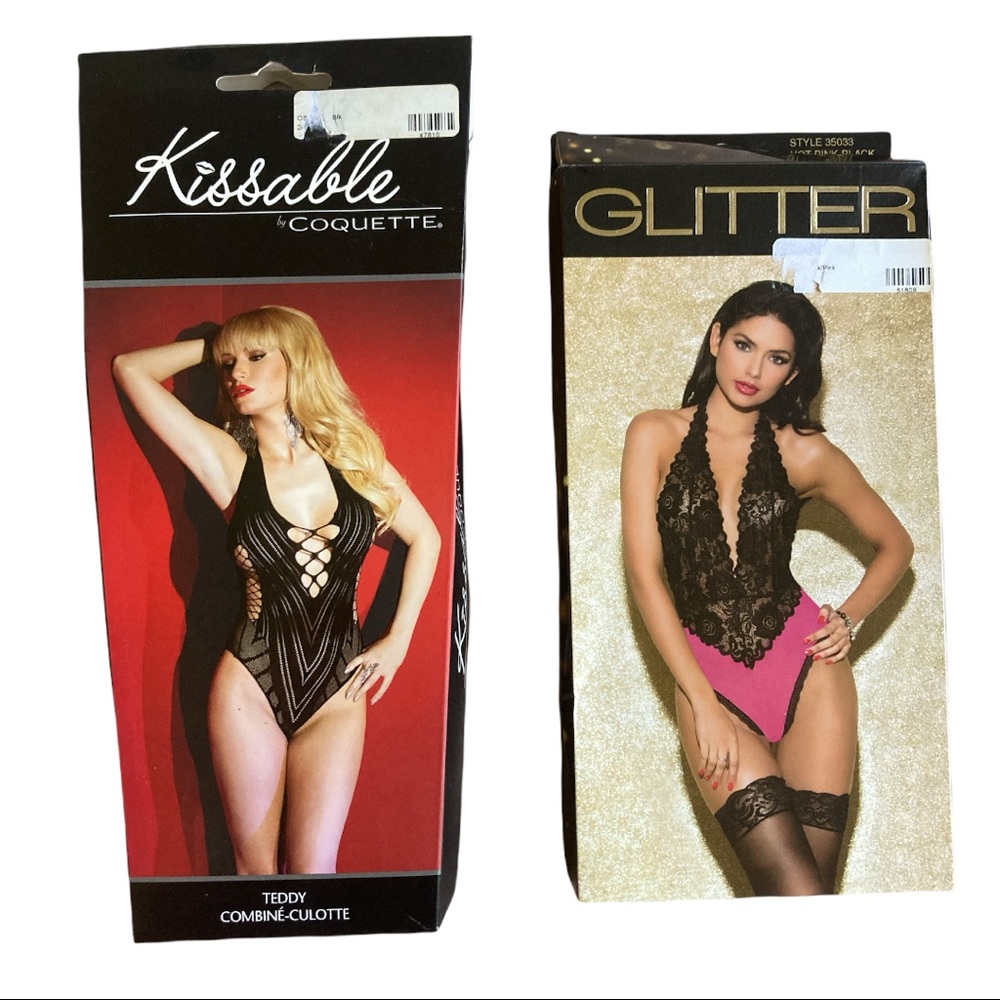 2 BOX Outfits  ~ Coquette AND GLITTER ~ OS ~ NWT in Box